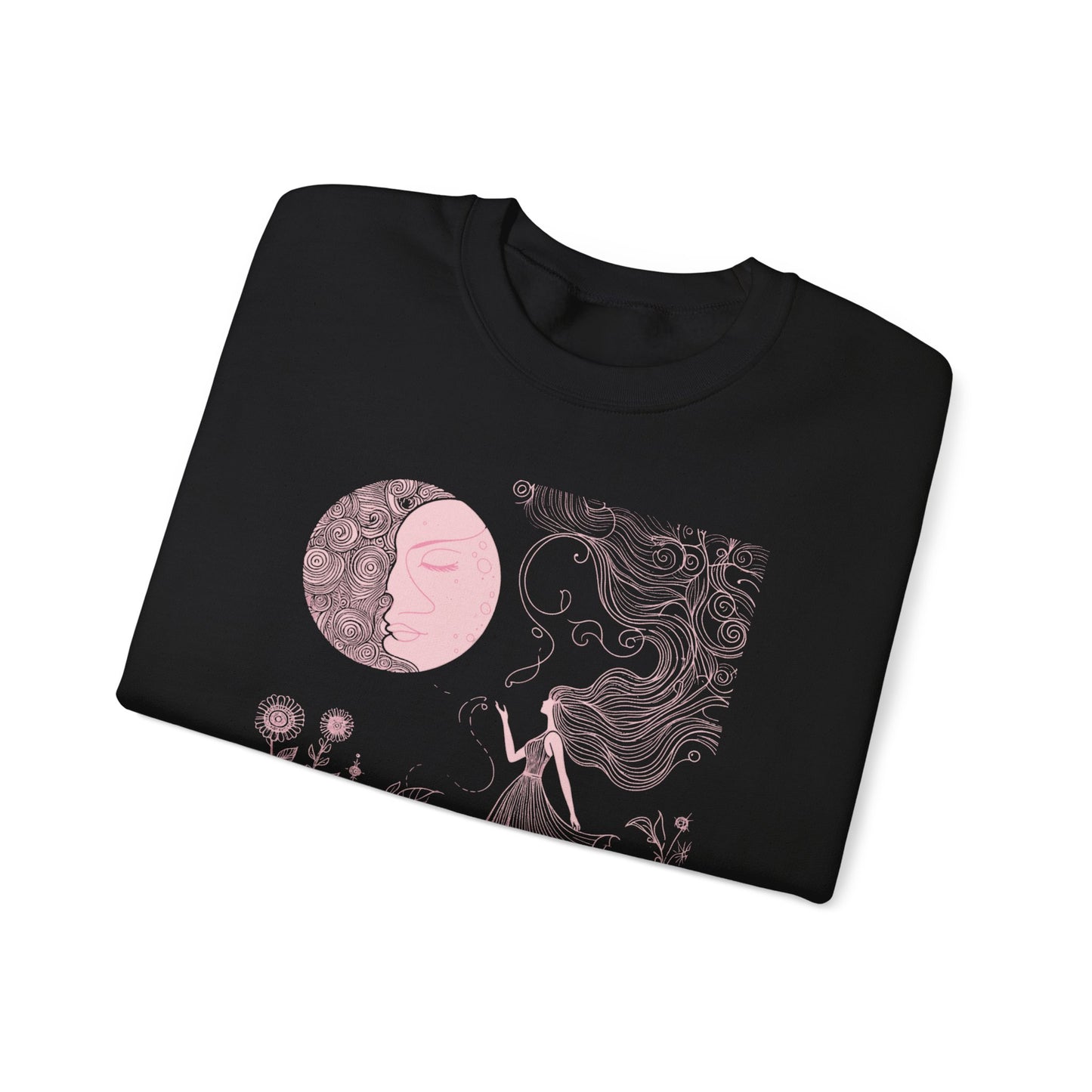 Lunar Muse Celestial Art Sweatshirt | Gallery Edition