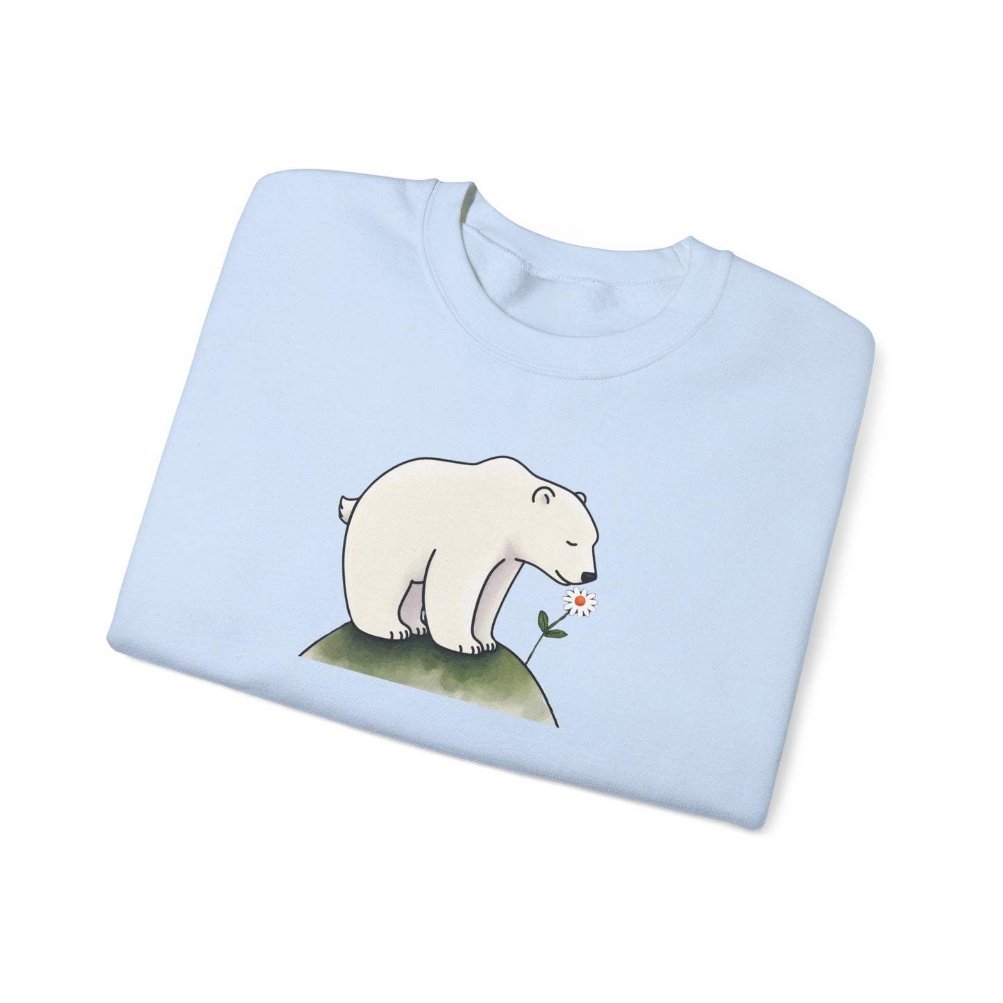 Minimalist Polar Bear Sweatshirt | Polar Den Edition