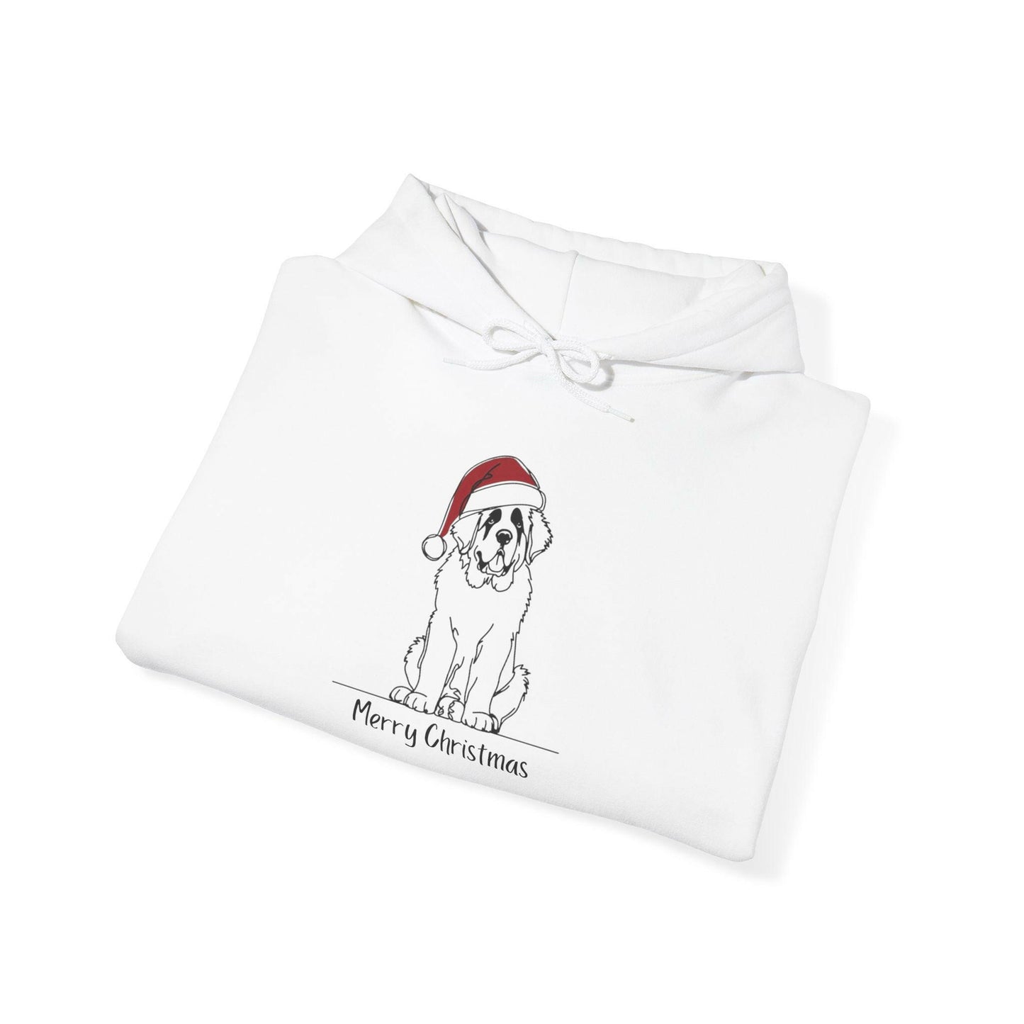 Merry Christmas Saint Bernard Hoodie