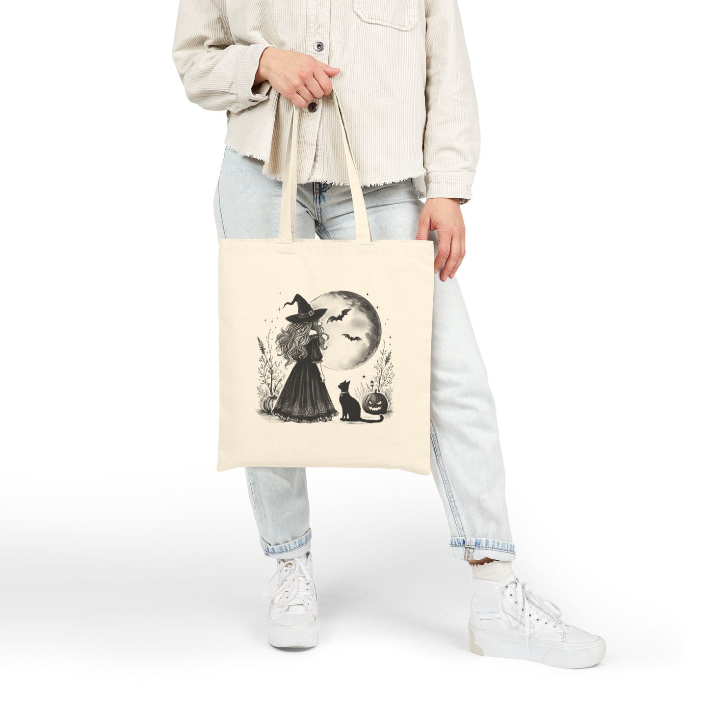 Moonlit Witch Tote Bag