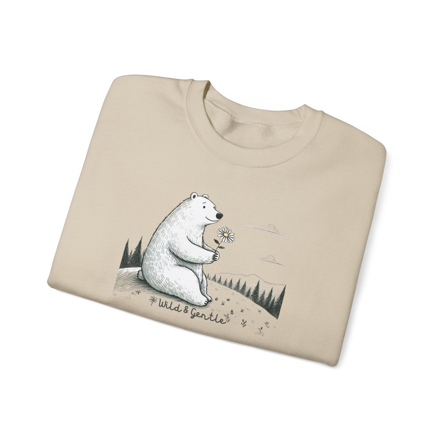 Wild & Gentle Polar Bear Sweatshirt