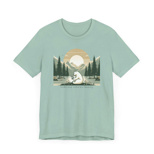 Nature-Inspired Unisex Tee - Embrace Nature's Beauty Polar Bear