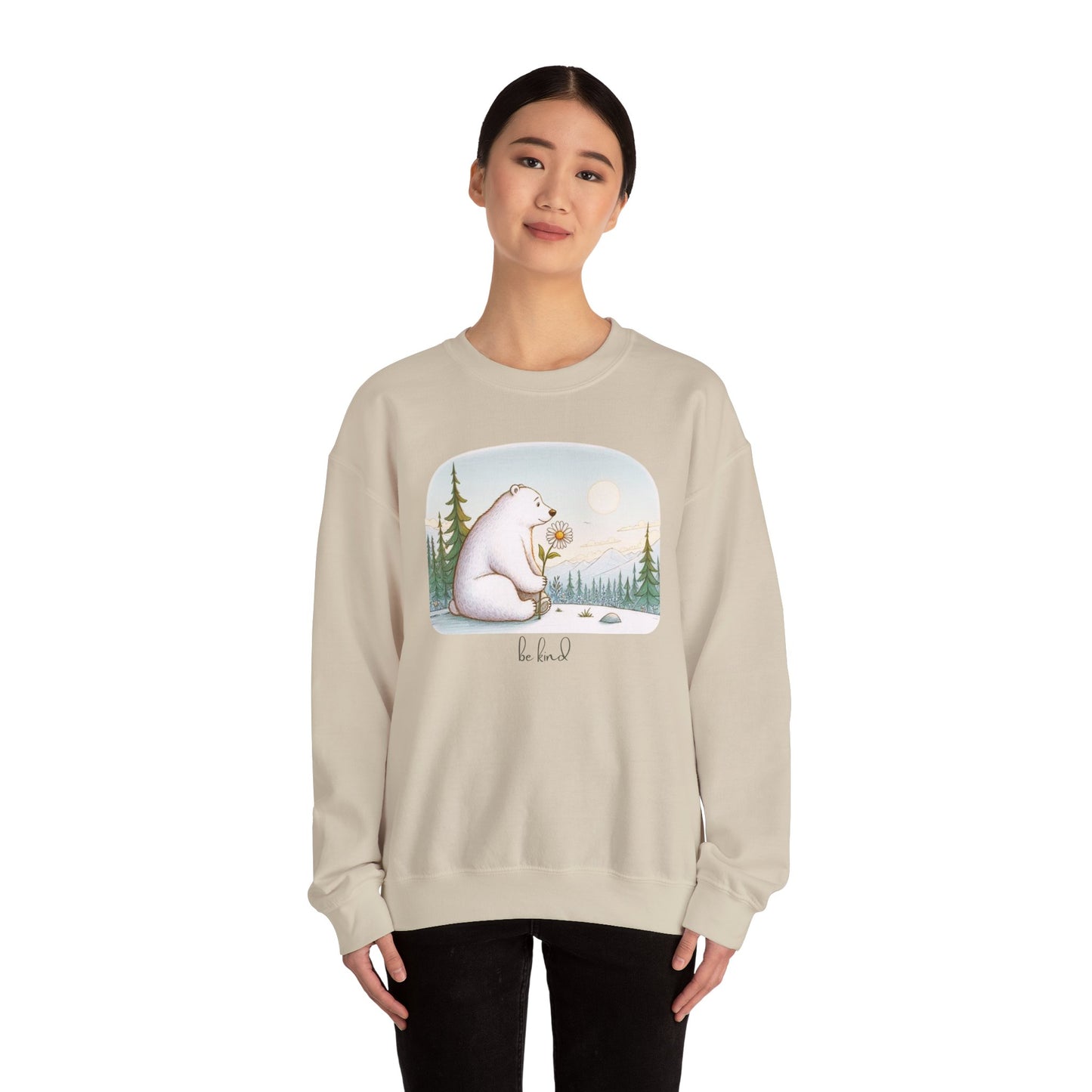 Be Kind Polar Bear Sweatshirt | Polar Den
