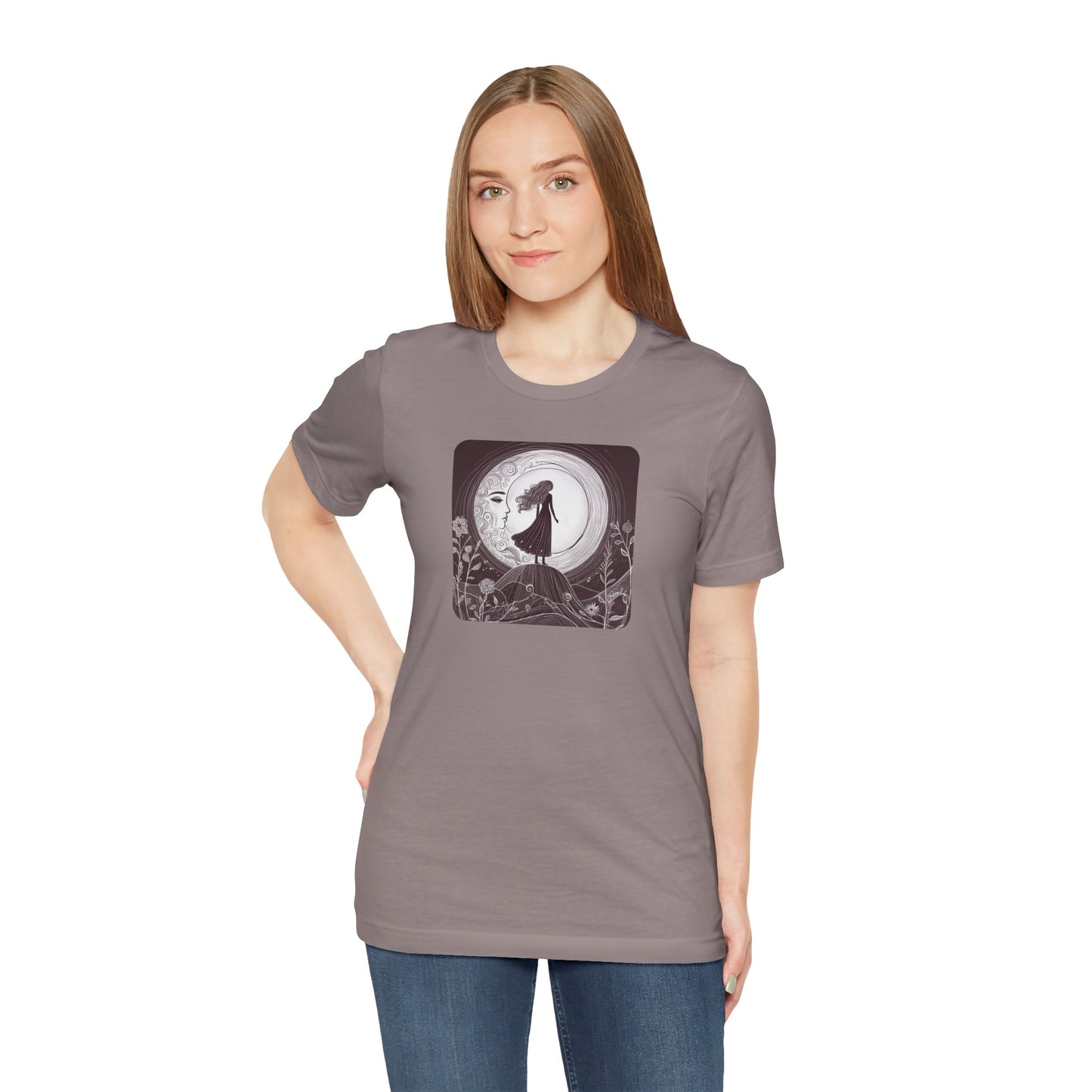 The Lunar Traveler Art-Only Premium Tee | Mystic Den Signature Series