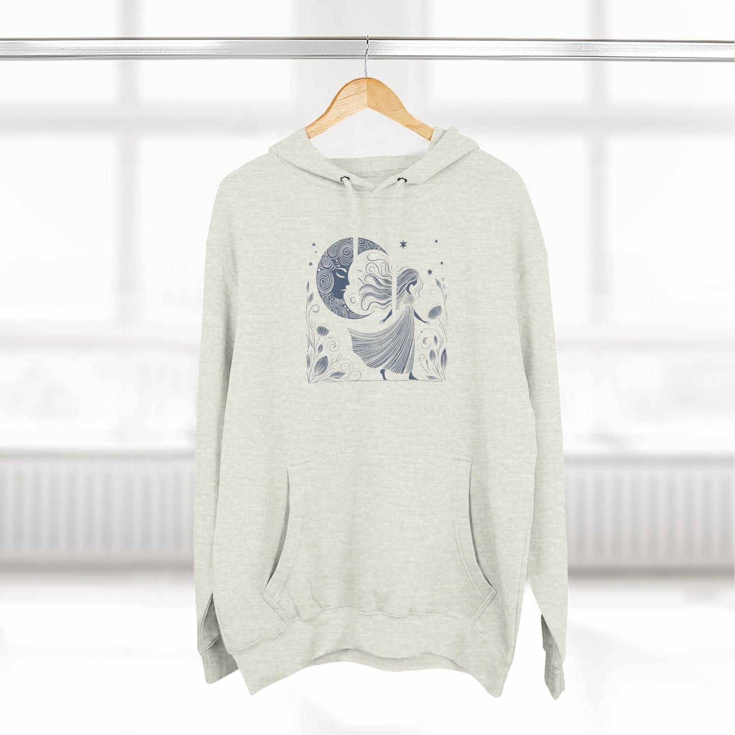 Moonlit Wildflower Woman Hoodie