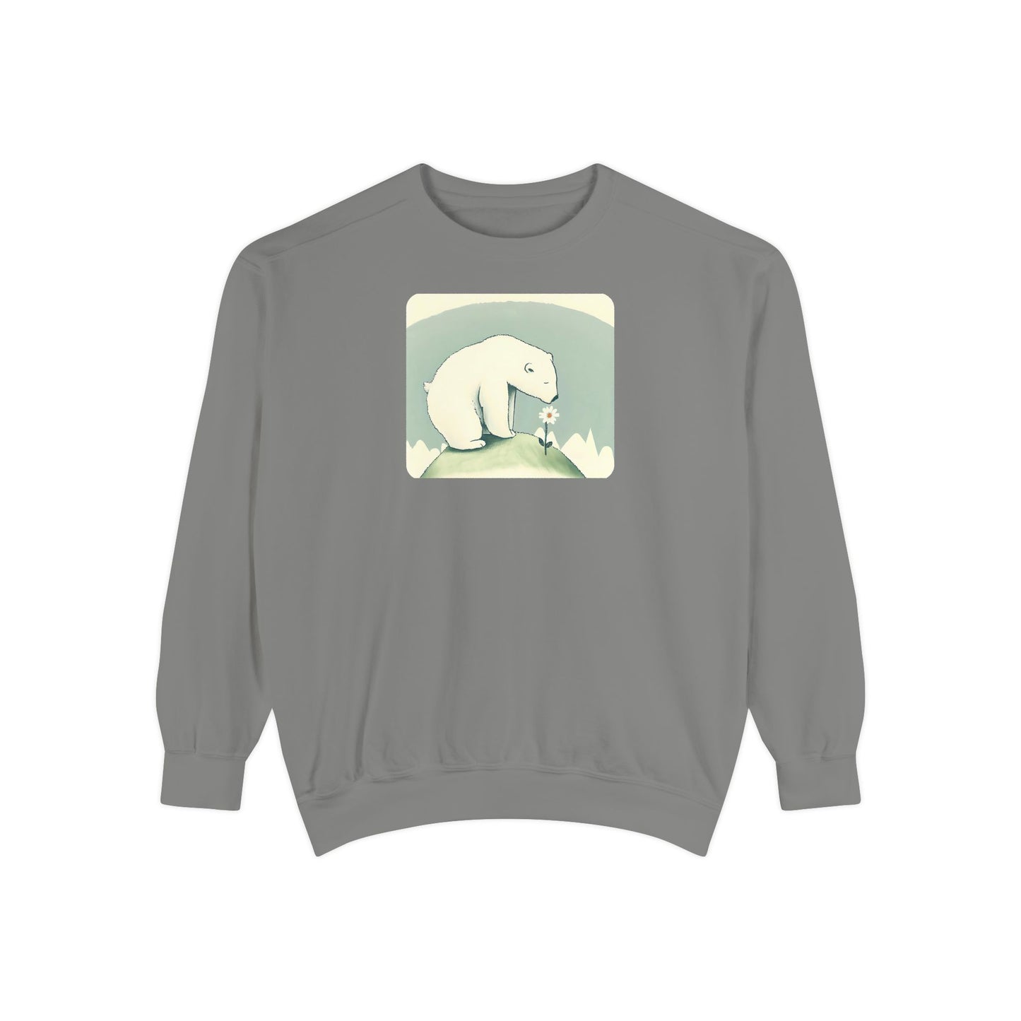 Polar Bear Wildflower Sweatshirt