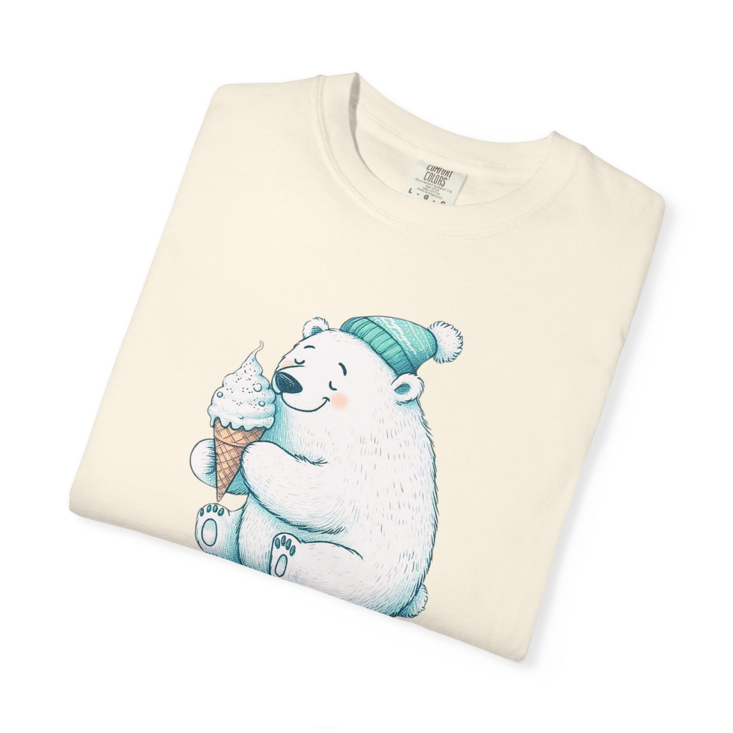 Cozy Cone Polar Bear Comfort Colors Tee