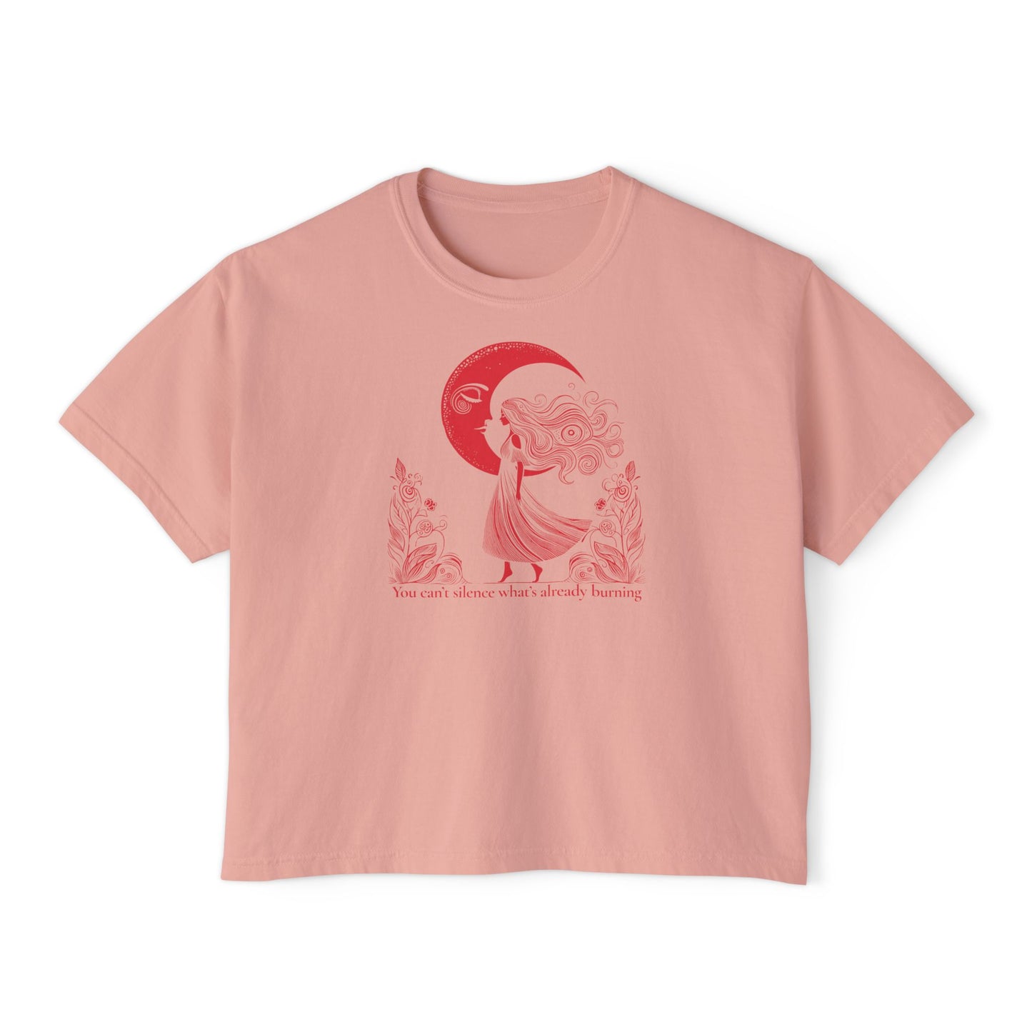 The Eternal Flame Celestial Art Boxy Tee | Comfort Colors