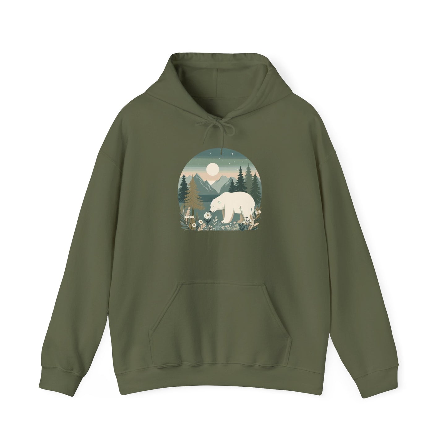 Moonlight Polar Bear Hoodie | Polar Den Edition