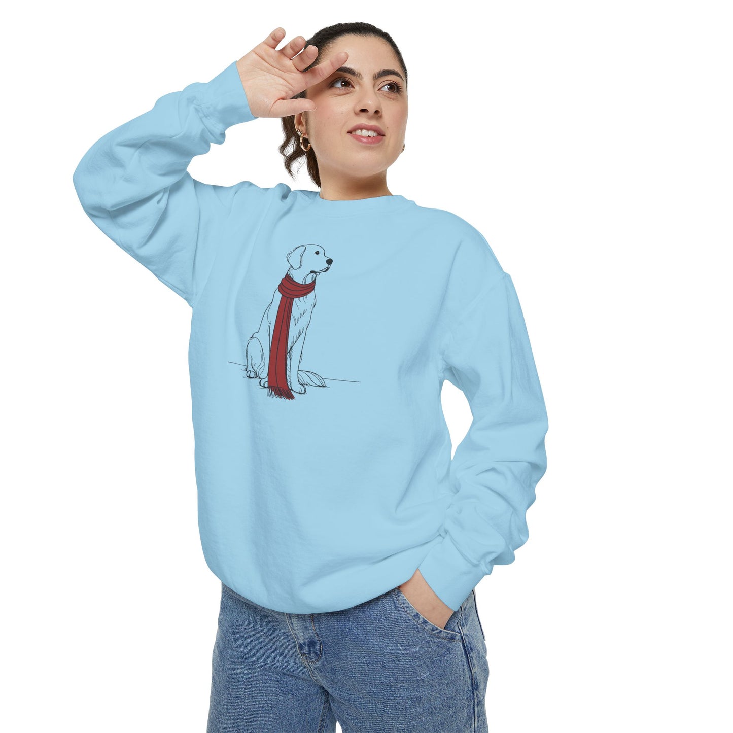 Minimalist Winter Dog Sweatshirt
