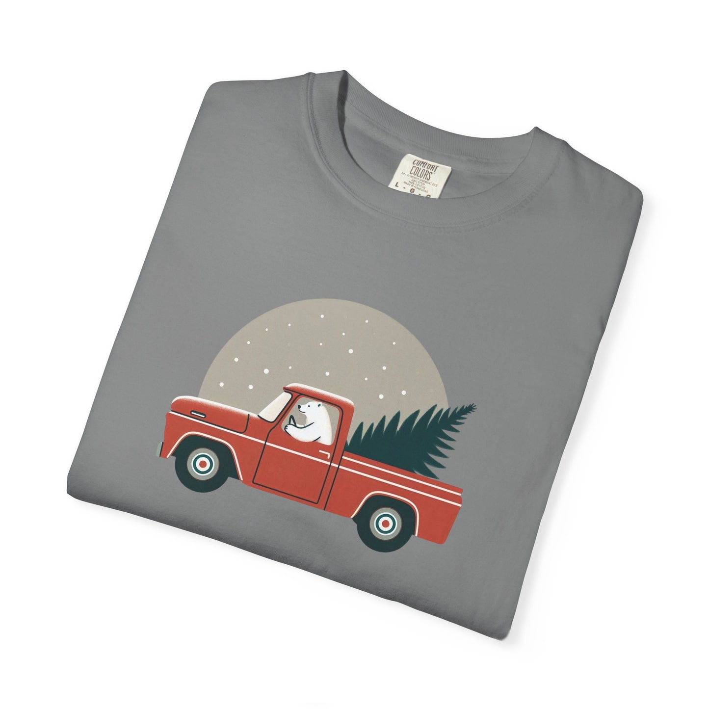 Vintage Polar Bear Christmas Truck Tee
