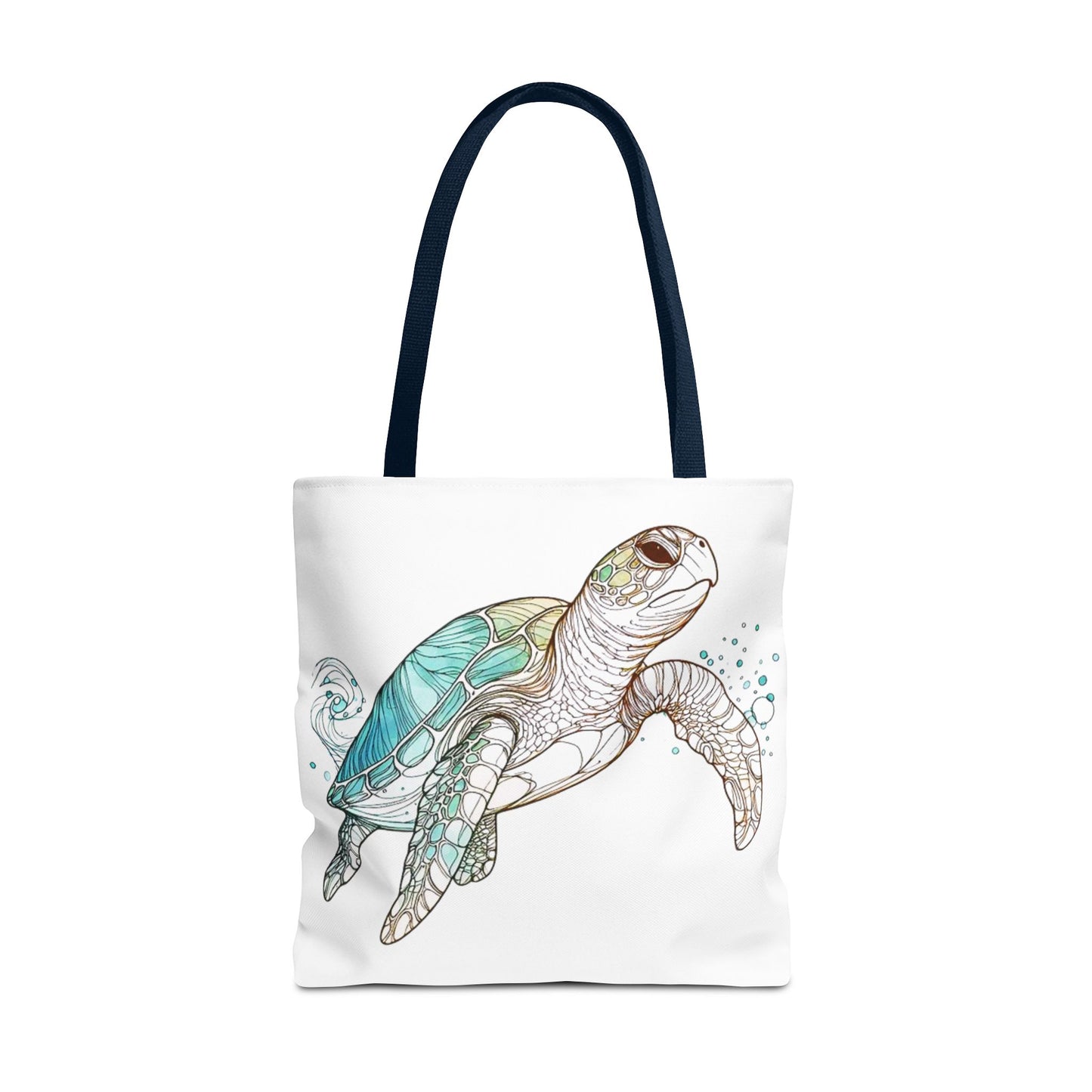 Sea Turtle Ocean Tote Bag | Marine Life Beach Bag