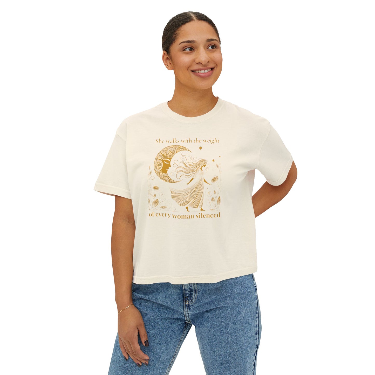 The Silenced Weight Signature Boxy Art Tee | Mystic Den