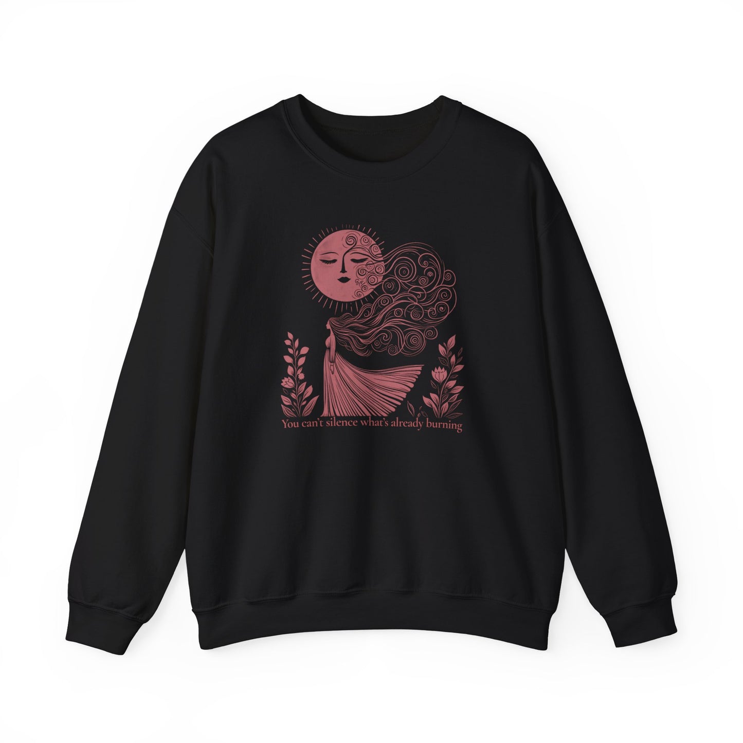 The Eternal Flame Celestial Art Sweatshirt | Mystic Den