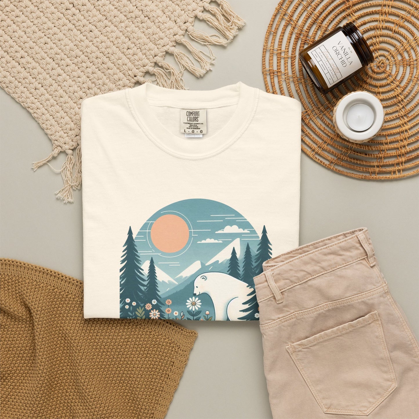 Arctic Bloom Comfort Colors Tee