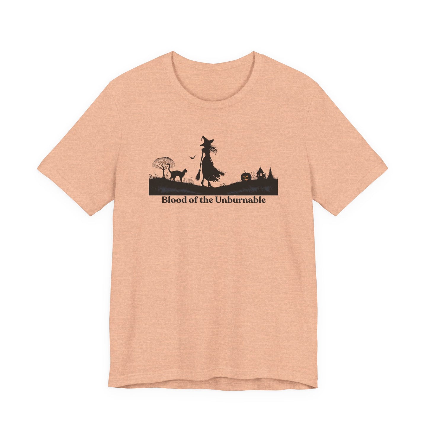 Enchanting Witchcraft T-Shirt | Blood of the Unburnable Witch T-Shirt | Spooky Halloween Graphic Tee