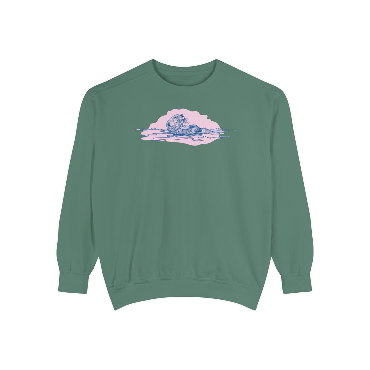 Sea Otter Sweatshirt | Floating Otter Crewneck