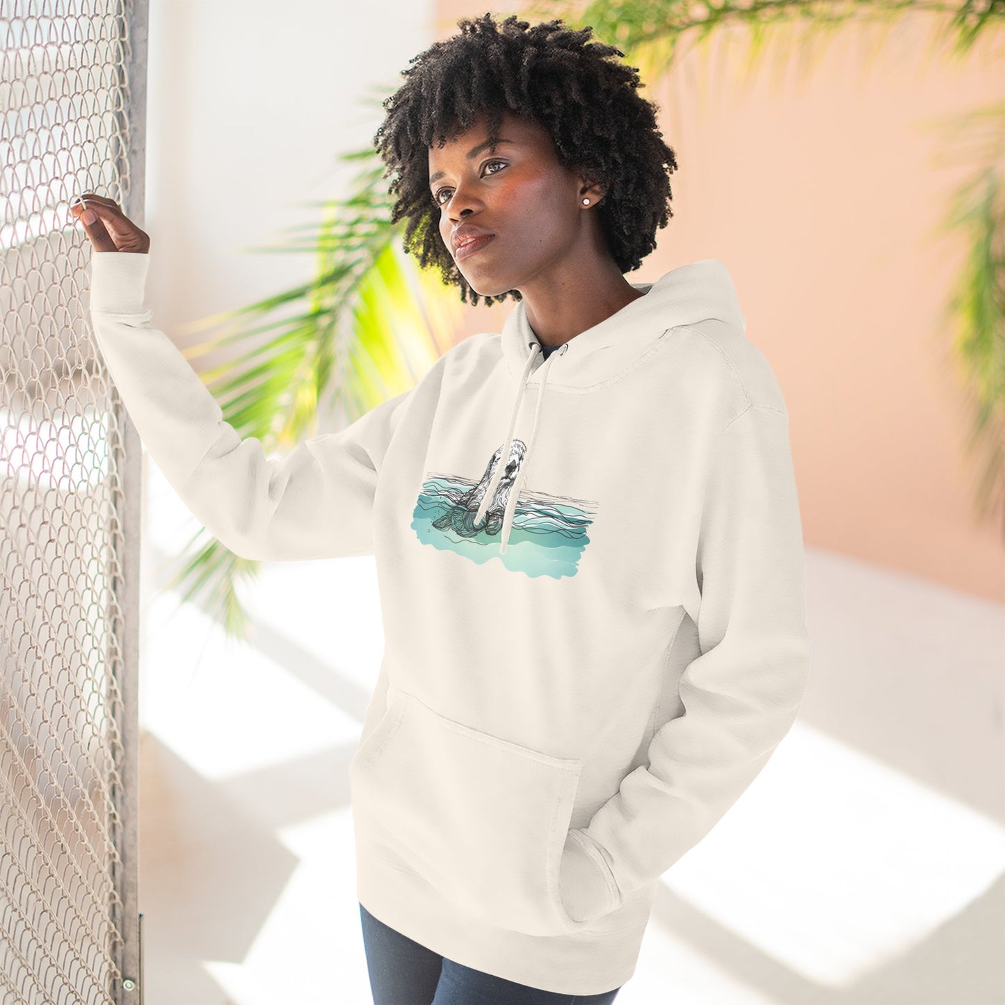 Otter in the Water Hoodie