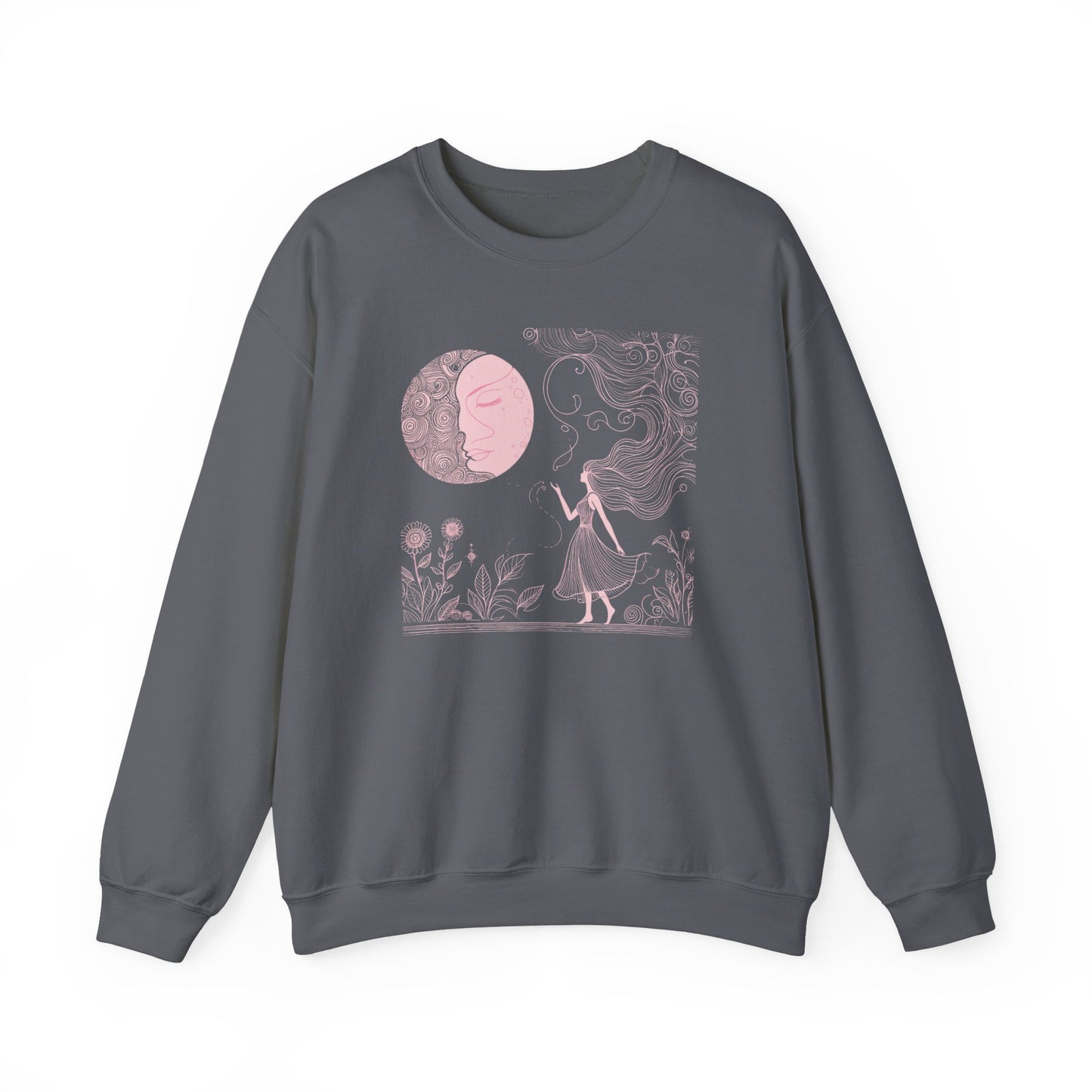 Lunar Muse Celestial Art Sweatshirt | Gallery Edition