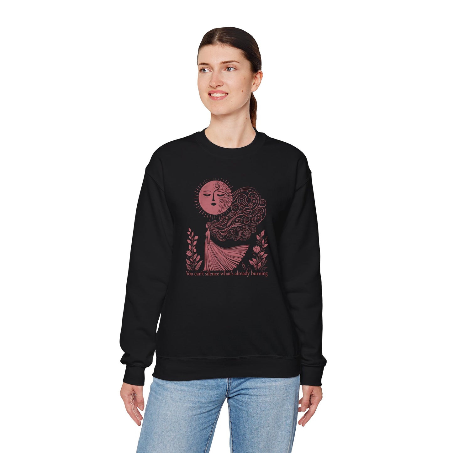 The Eternal Flame Celestial Art Sweatshirt | Mystic Den