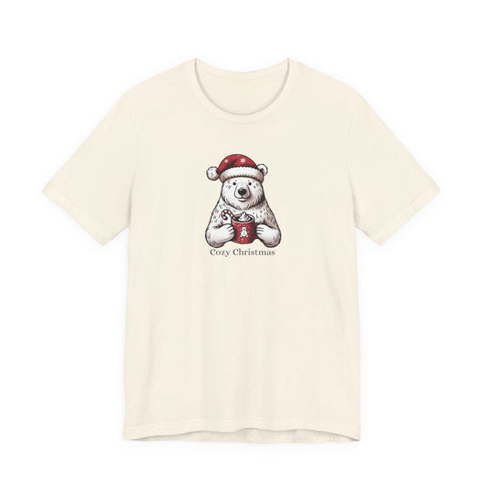 Cozy Christmas Bear Mug Tee