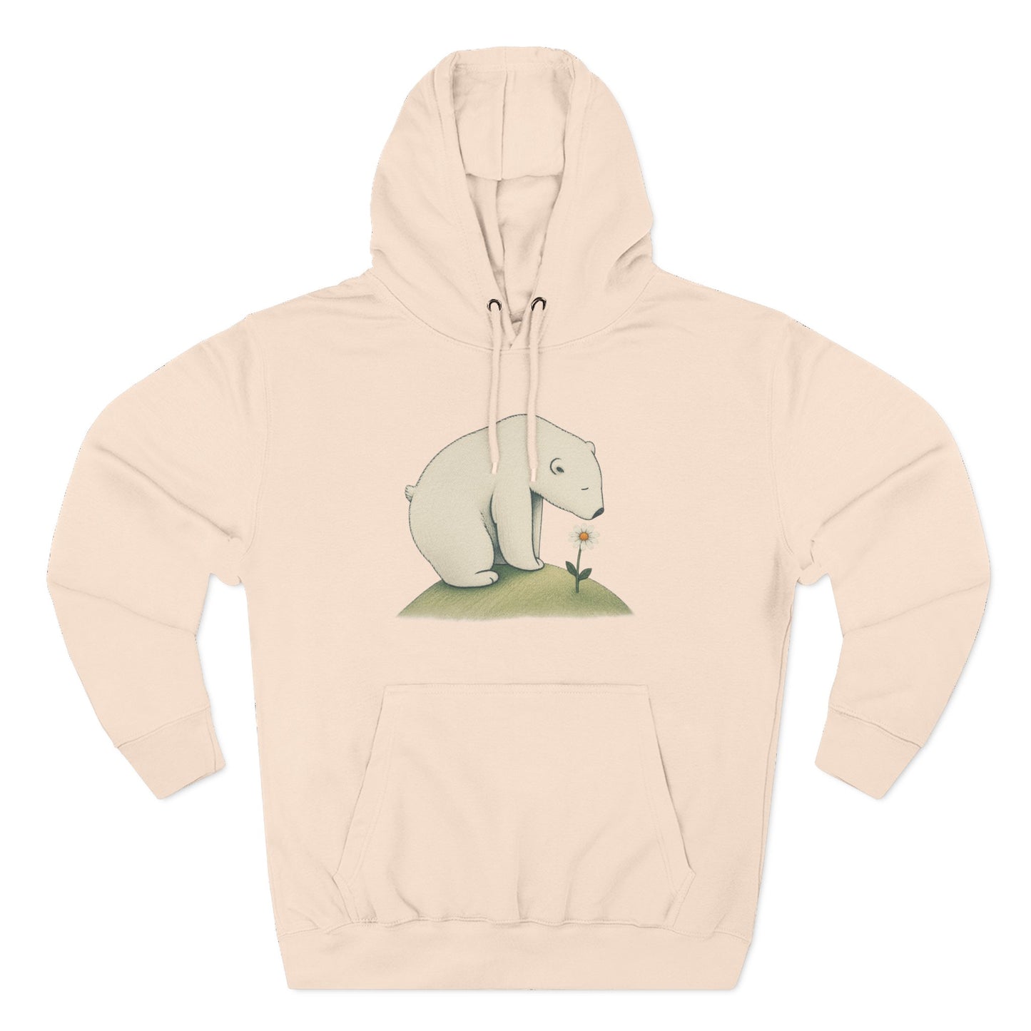 Daisy Day Polar Bear Hoodie
