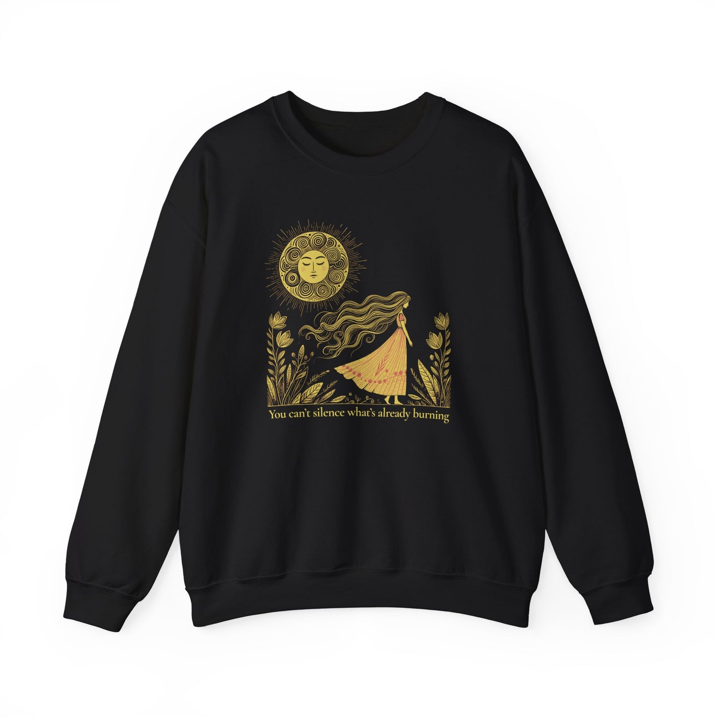 The Eternal Flame Celestial Art Sweatshirt | Mystic Den