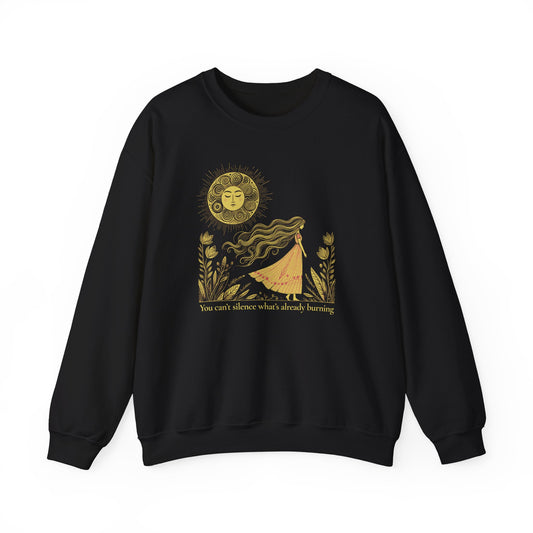 The Eternal Flame Celestial Art Sweatshirt | Storybook Den
