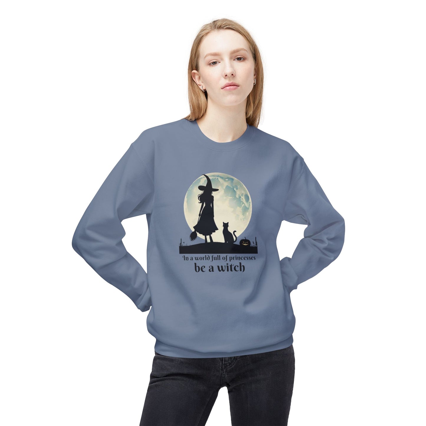 Be a Witch Sweatshirt | Halloween Midweight Crewneck