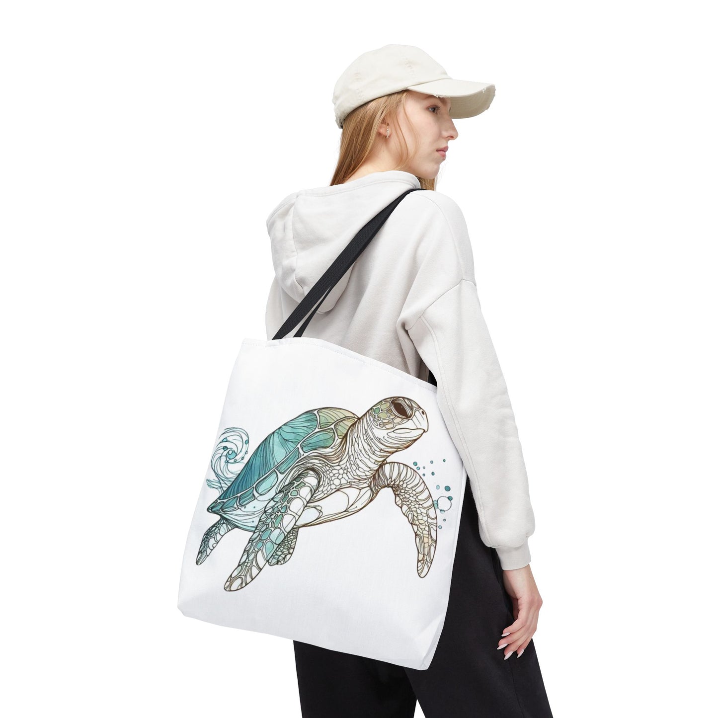 Sea Turtle Wisdom Tote | Coastal Zen Edition
