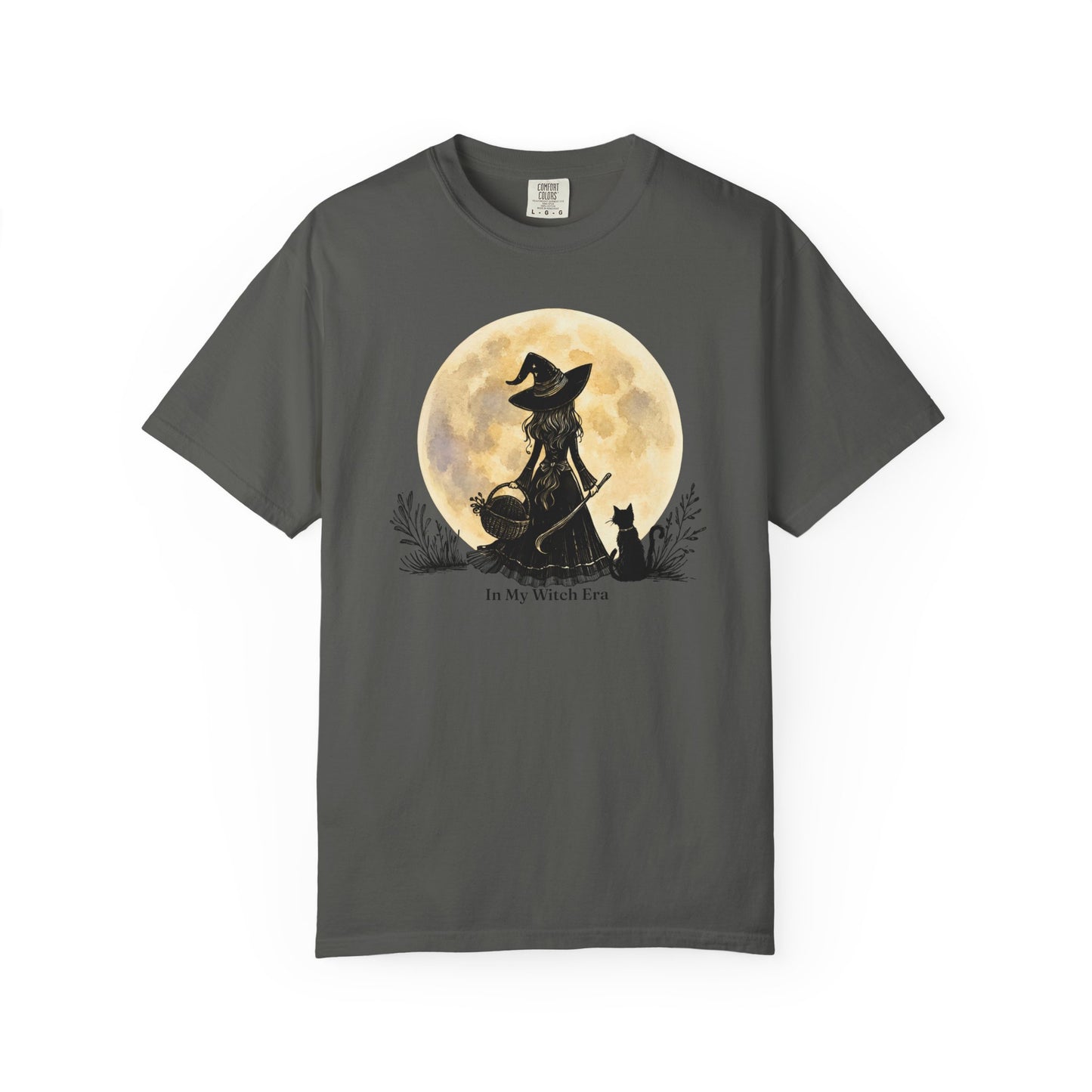 In My Witch Era Graphic Tee | Moon Witch Comfort Colors Shirt