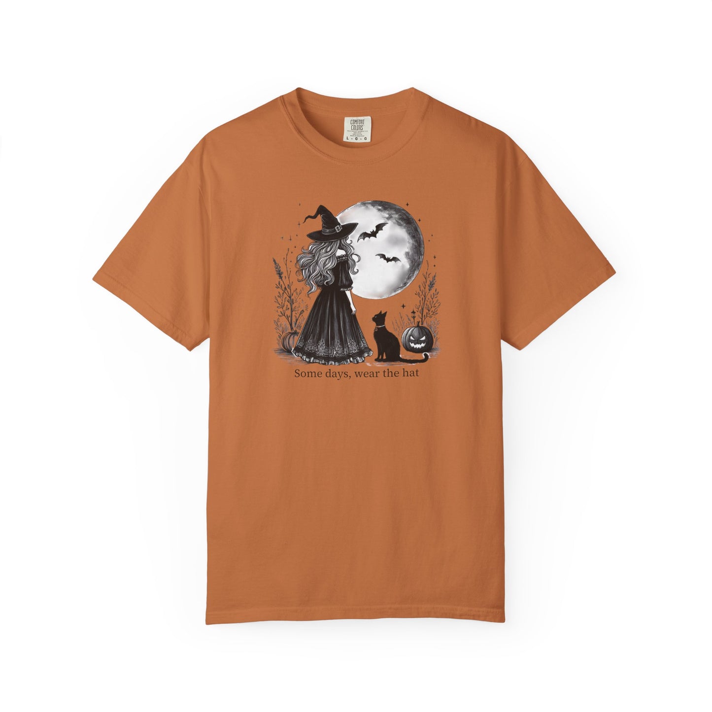 Comfort Colors Halloween Witch Moon Tee