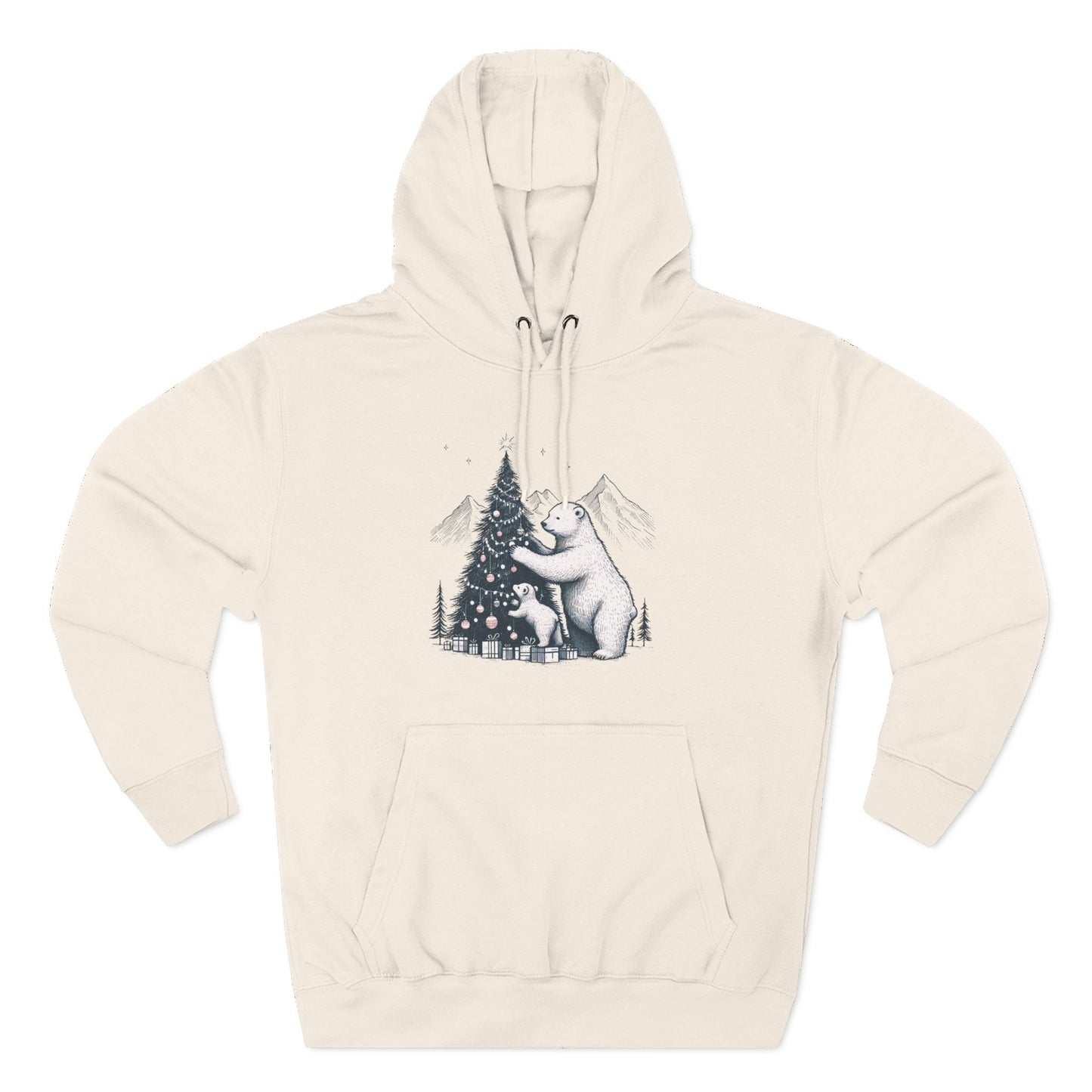 Polar Bear & Cub Holiday Hoodie