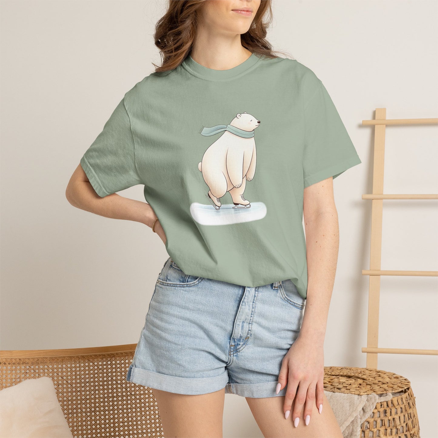 Skating Polar Bear Tee