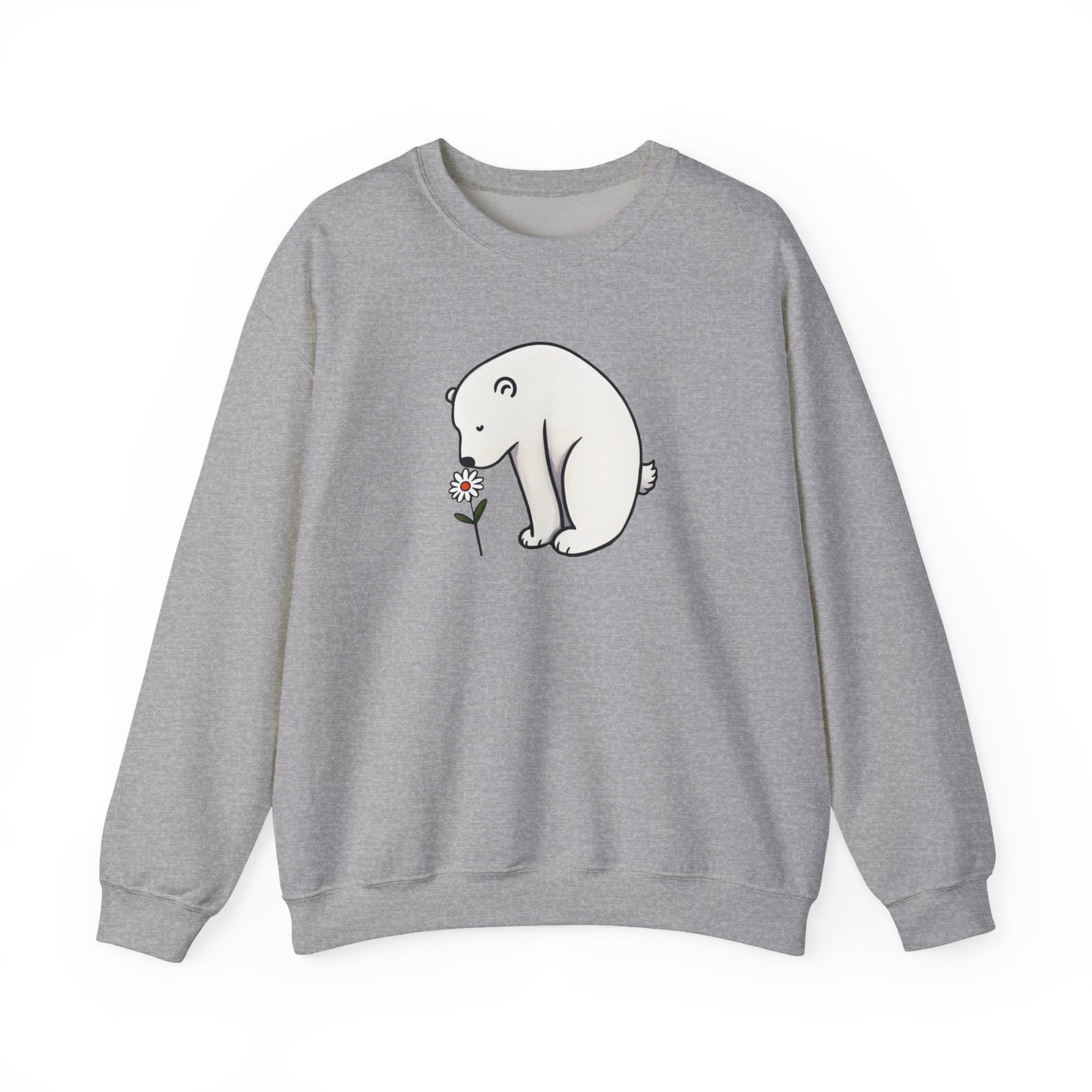 Polar Bear Daisy Sweatshirt | Polar Den Edition