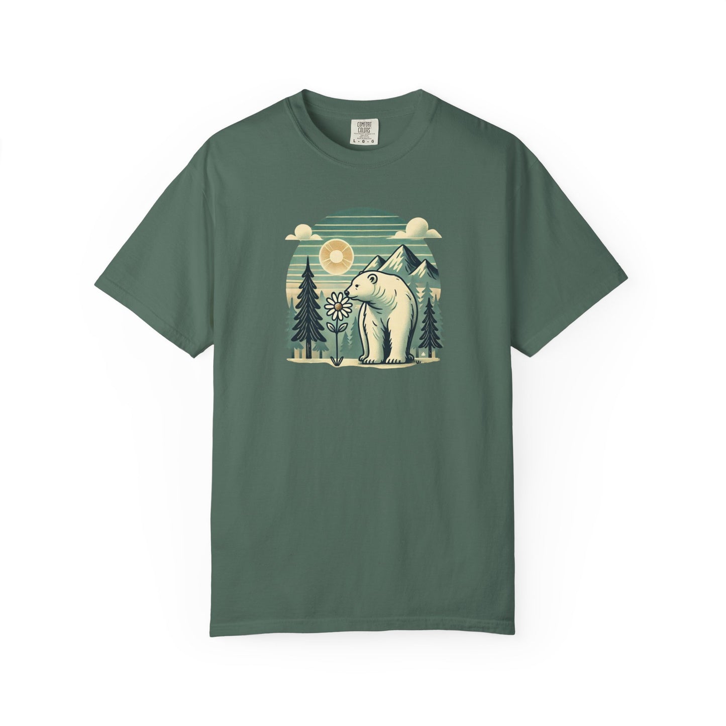 Pine & Daisy Polar Bear Comfort Colors Tee