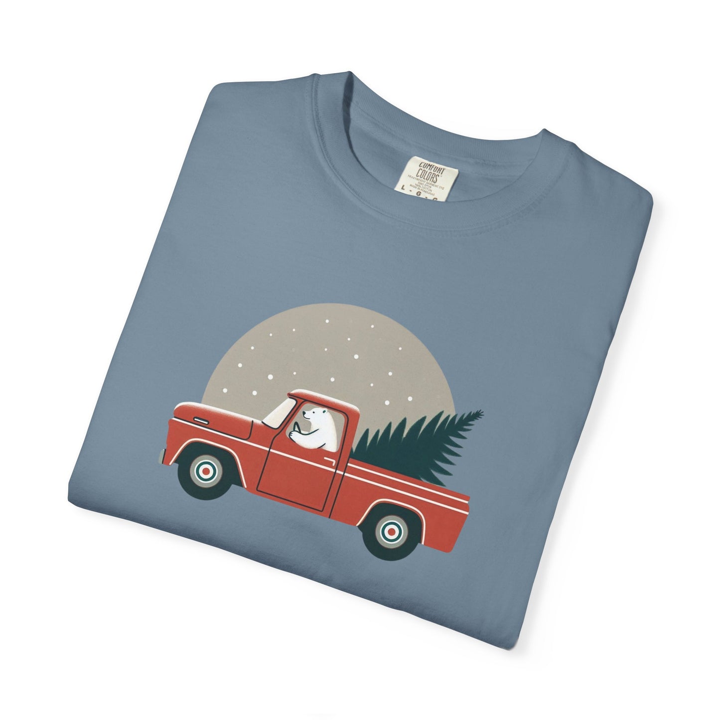Vintage Polar Bear Christmas Truck Tee
