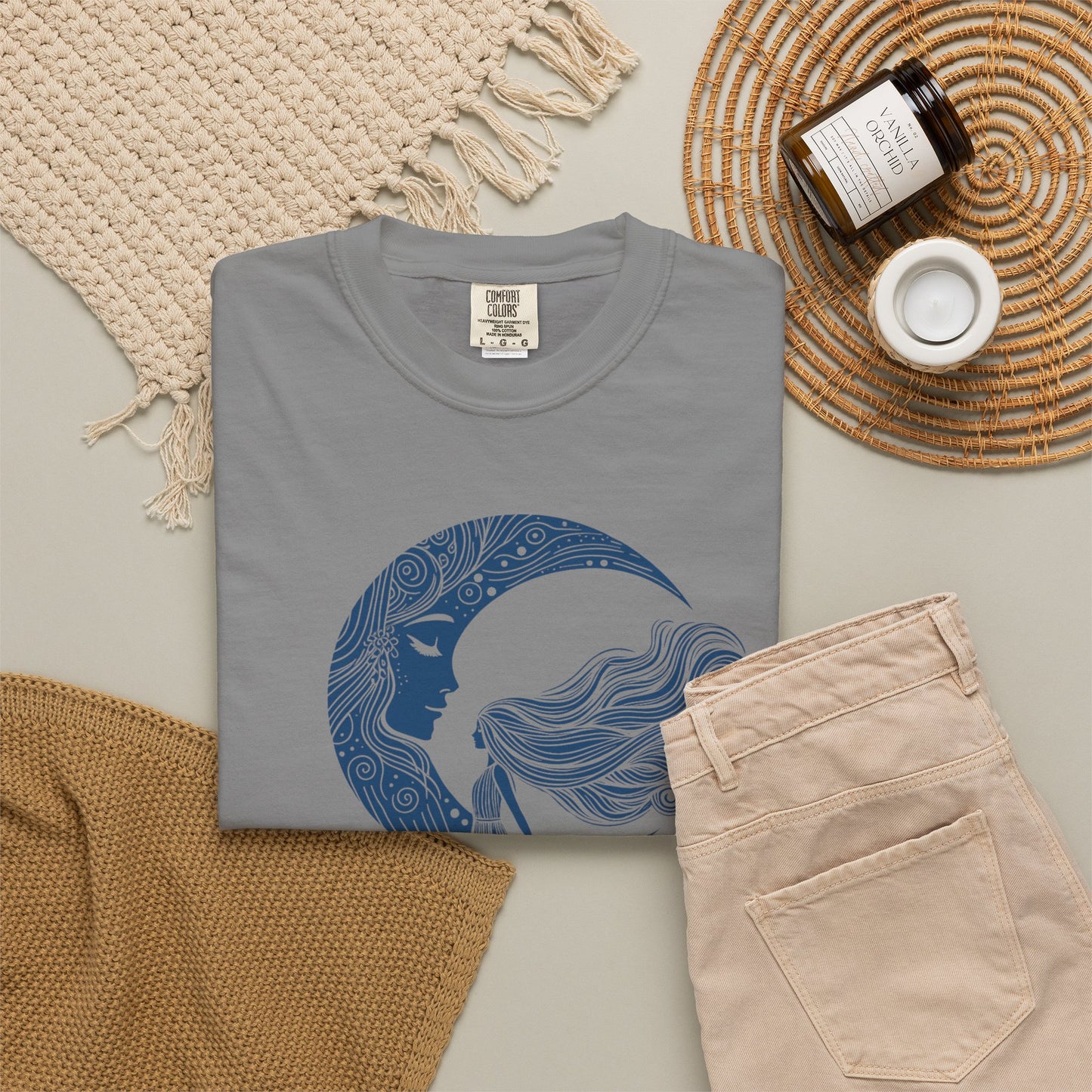 She Walked with the Moon Comfort Colors T-Shirt