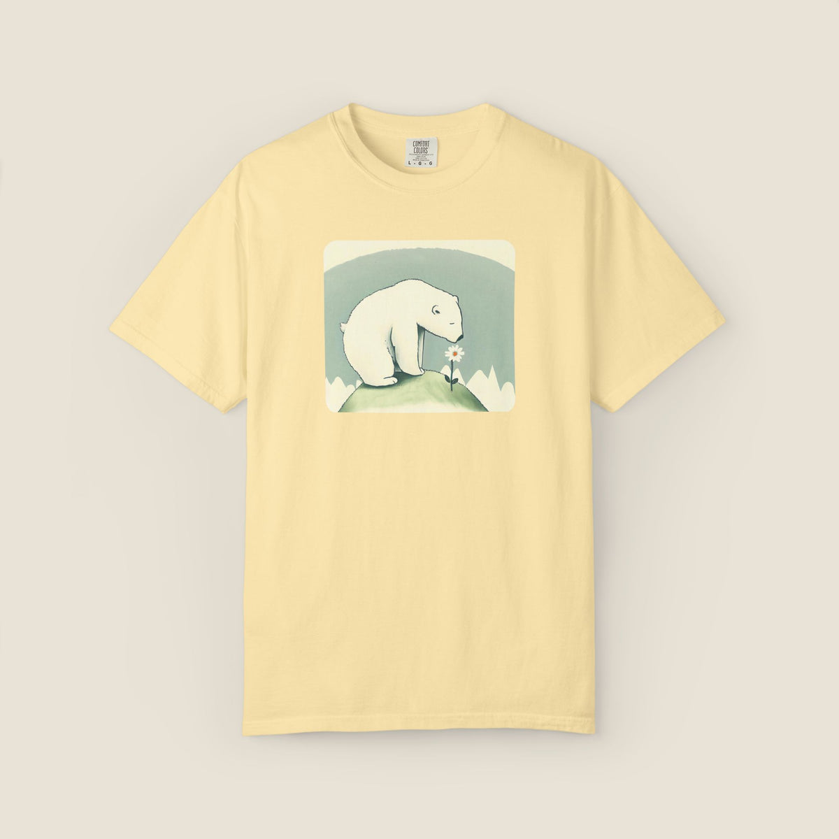 Polar Bear T-Shirt | Wildflower Comfort Colors Tee