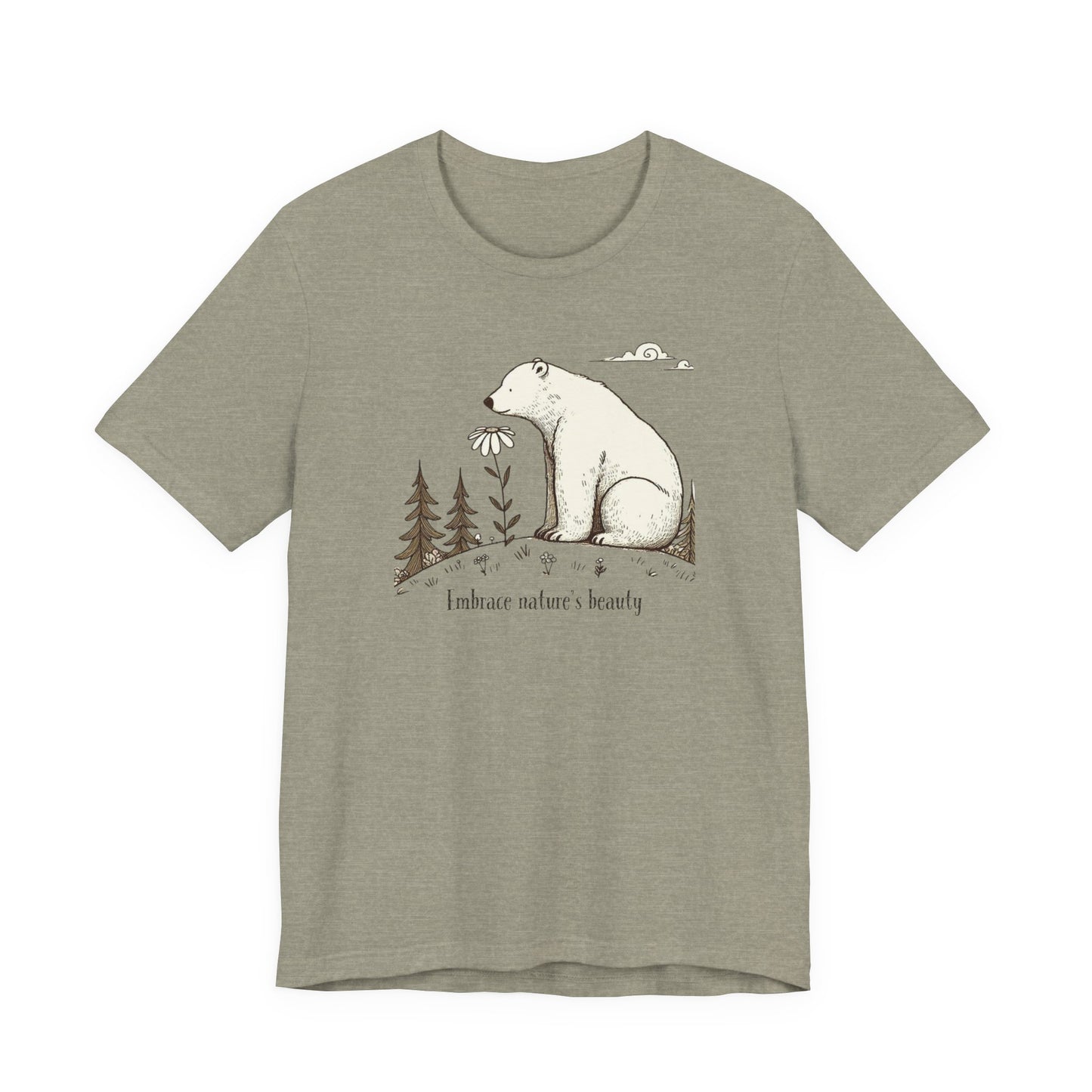 Polar Bear Nature Tee | Embrace Nature’s Beauty Shirt