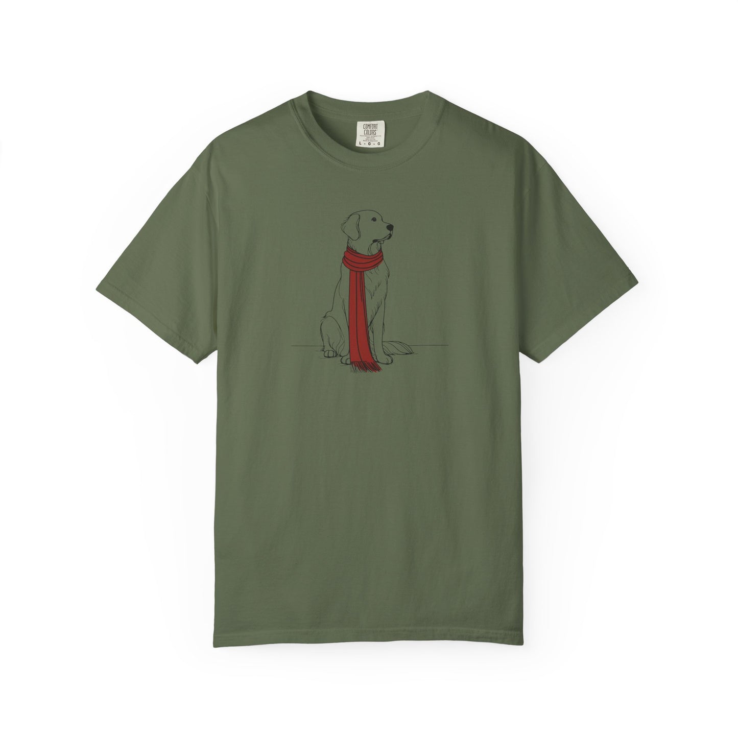 Minimalist Winter Dog Comfort Colors Tee