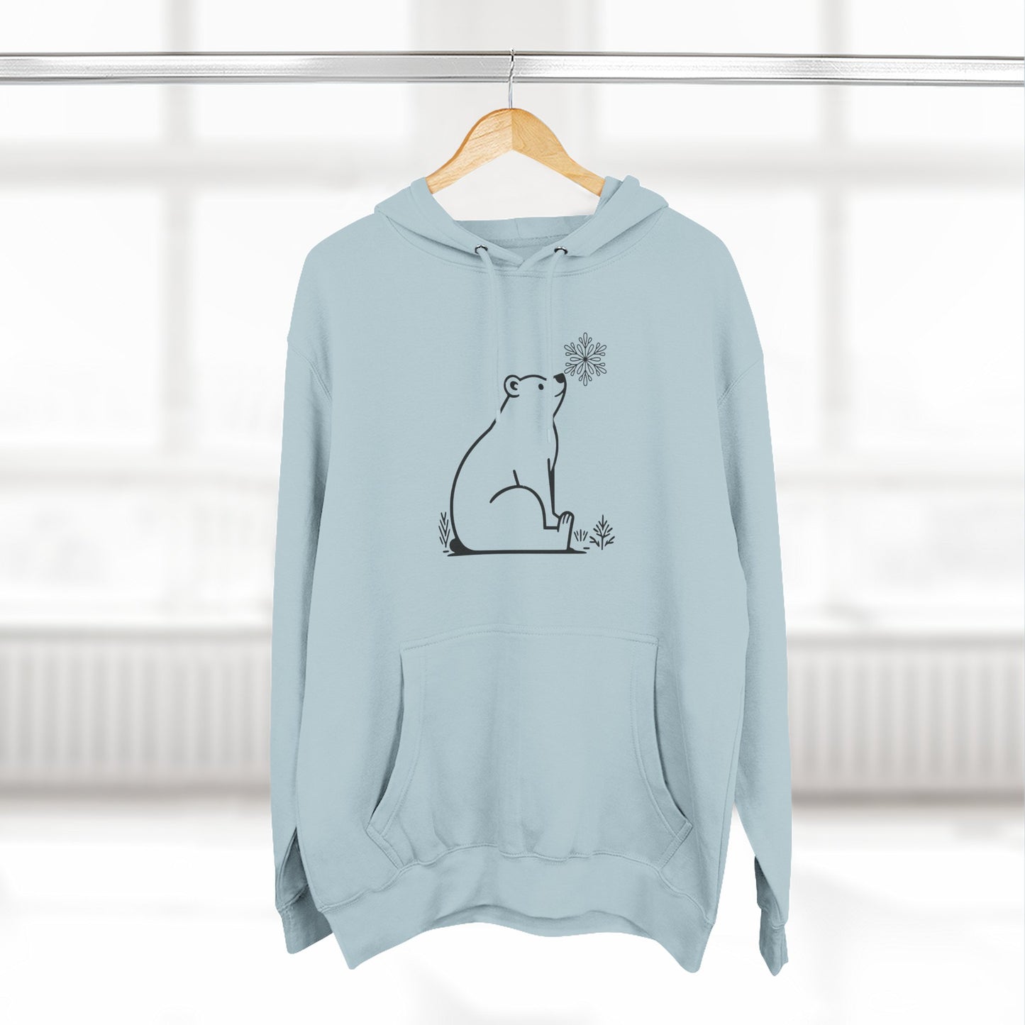 Snowflake Polar Bear Hoodie