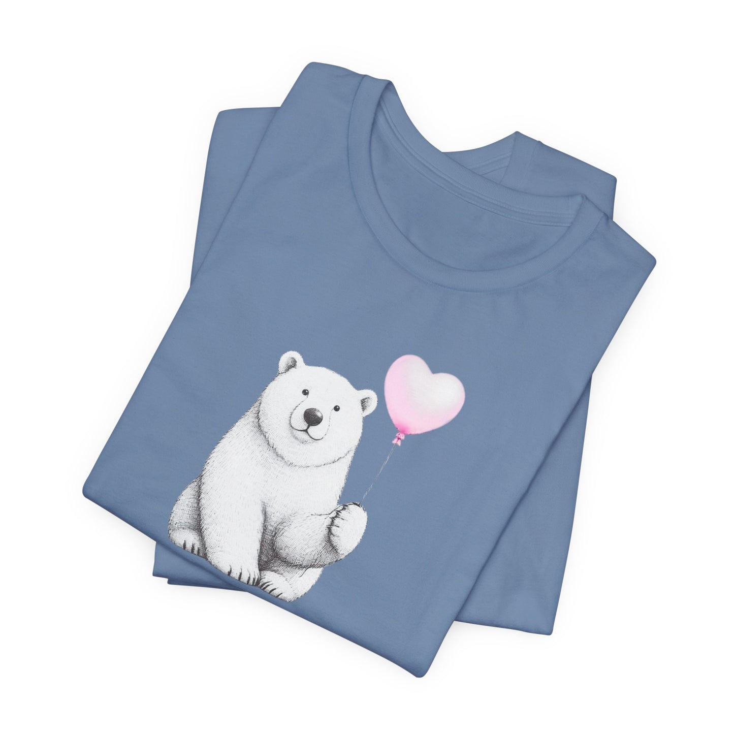 Polar Bear Holding a Balloon Tee