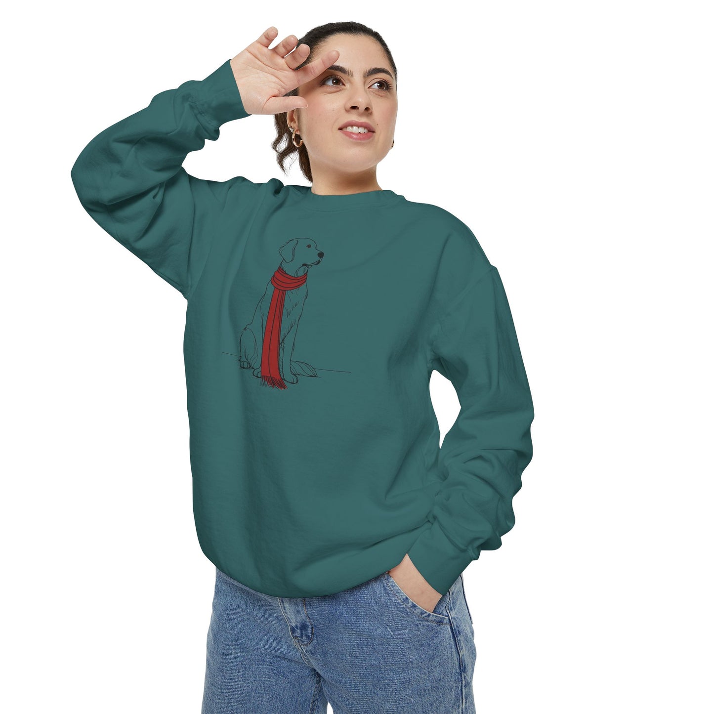 Minimalist Winter Dog Sweatshirt