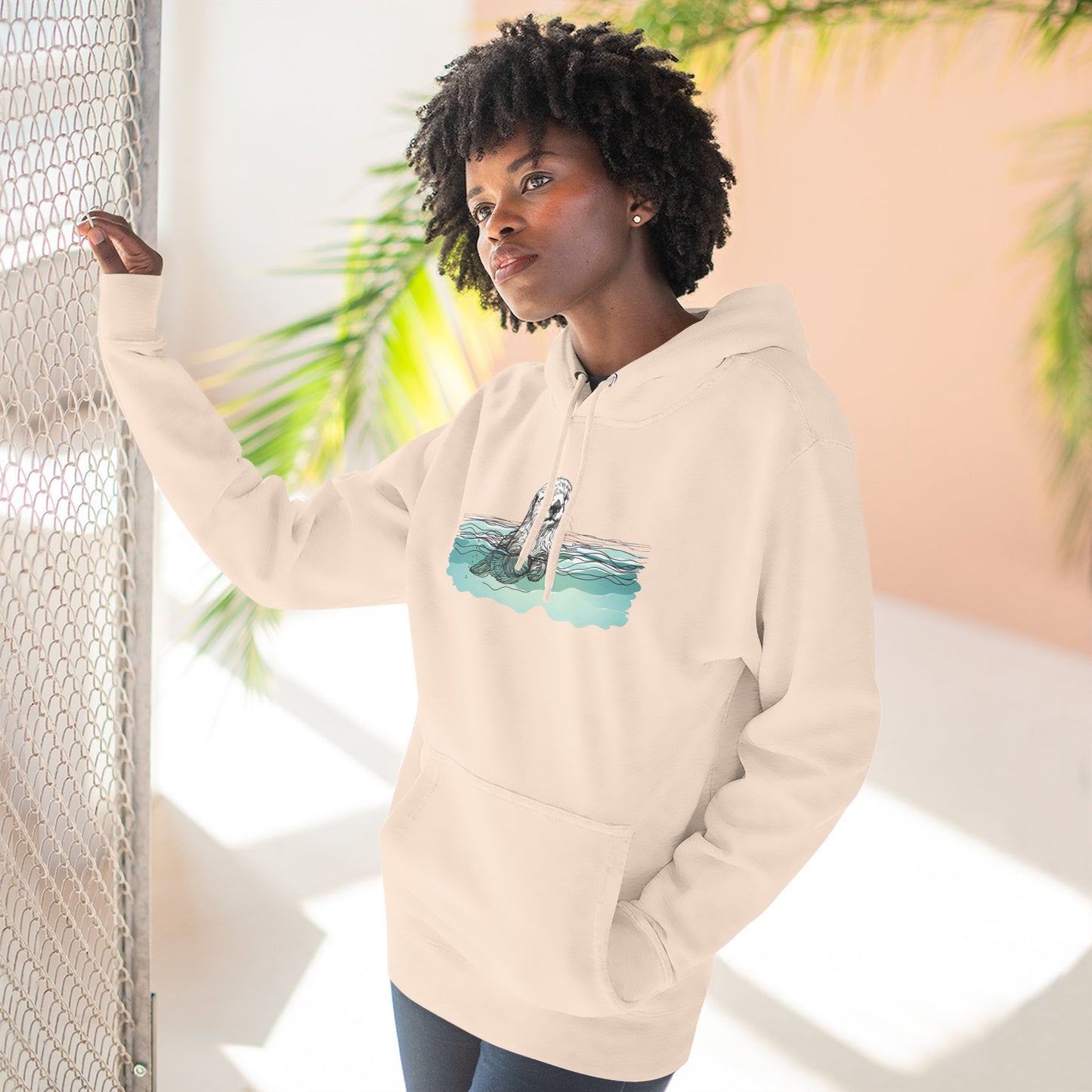 Otter in the Water Hoodie