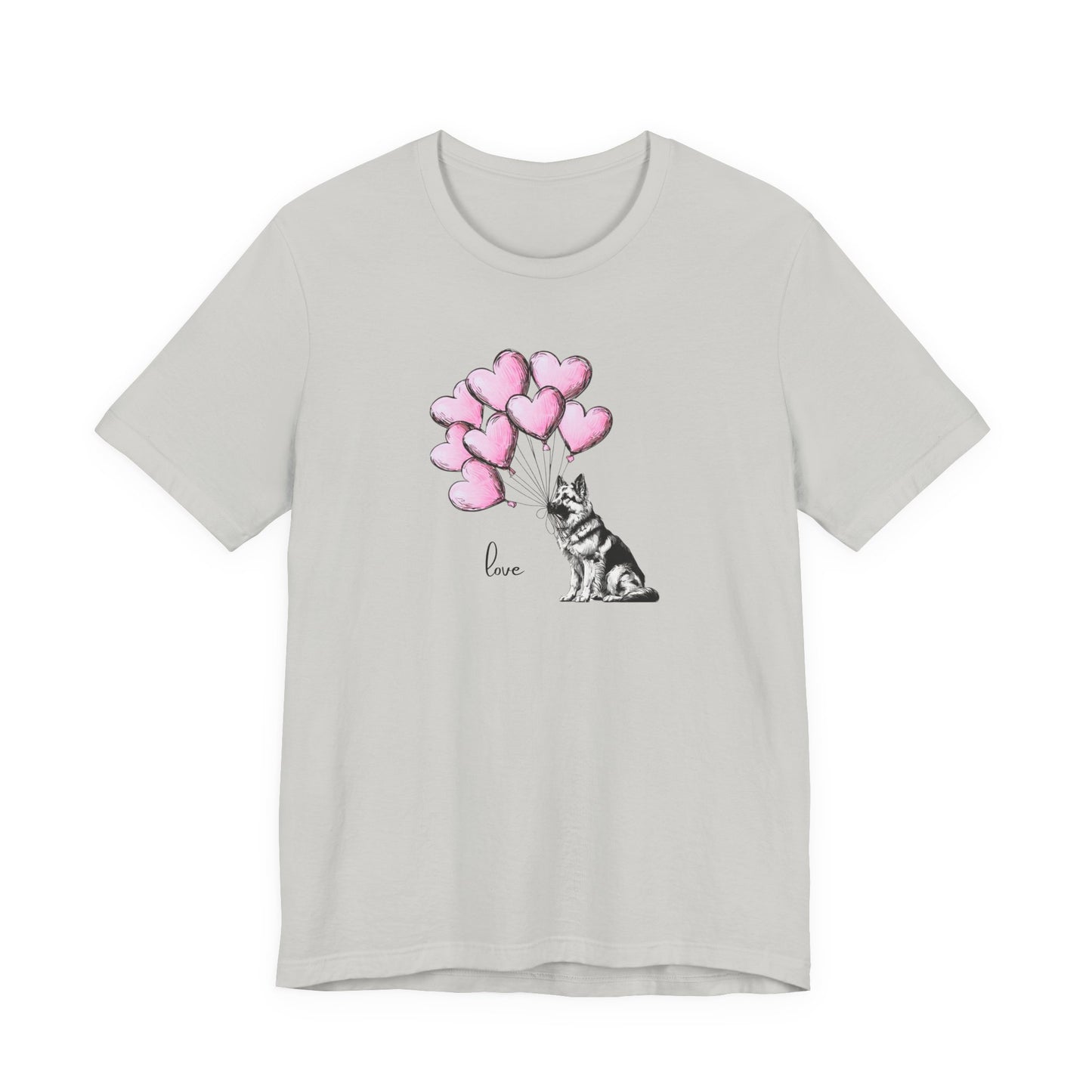 German Shepherd Love Balloon Tee