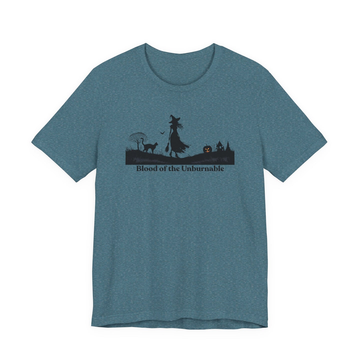 Enchanting Witchcraft T-Shirt | Blood of the Unburnable Witch T-Shirt | Spooky Halloween Graphic Tee
