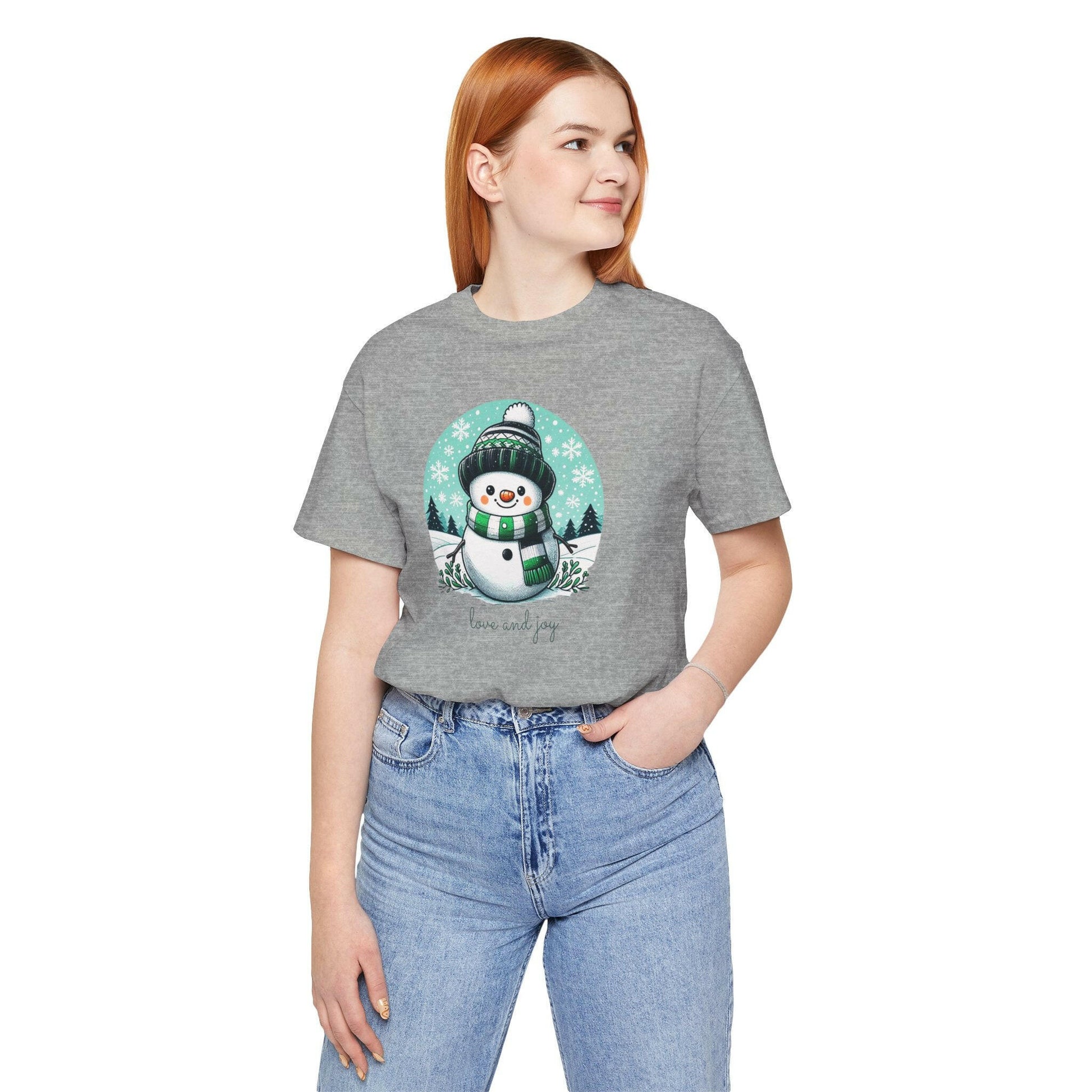 Snowman Snowglobe Tee - Stompy Paws