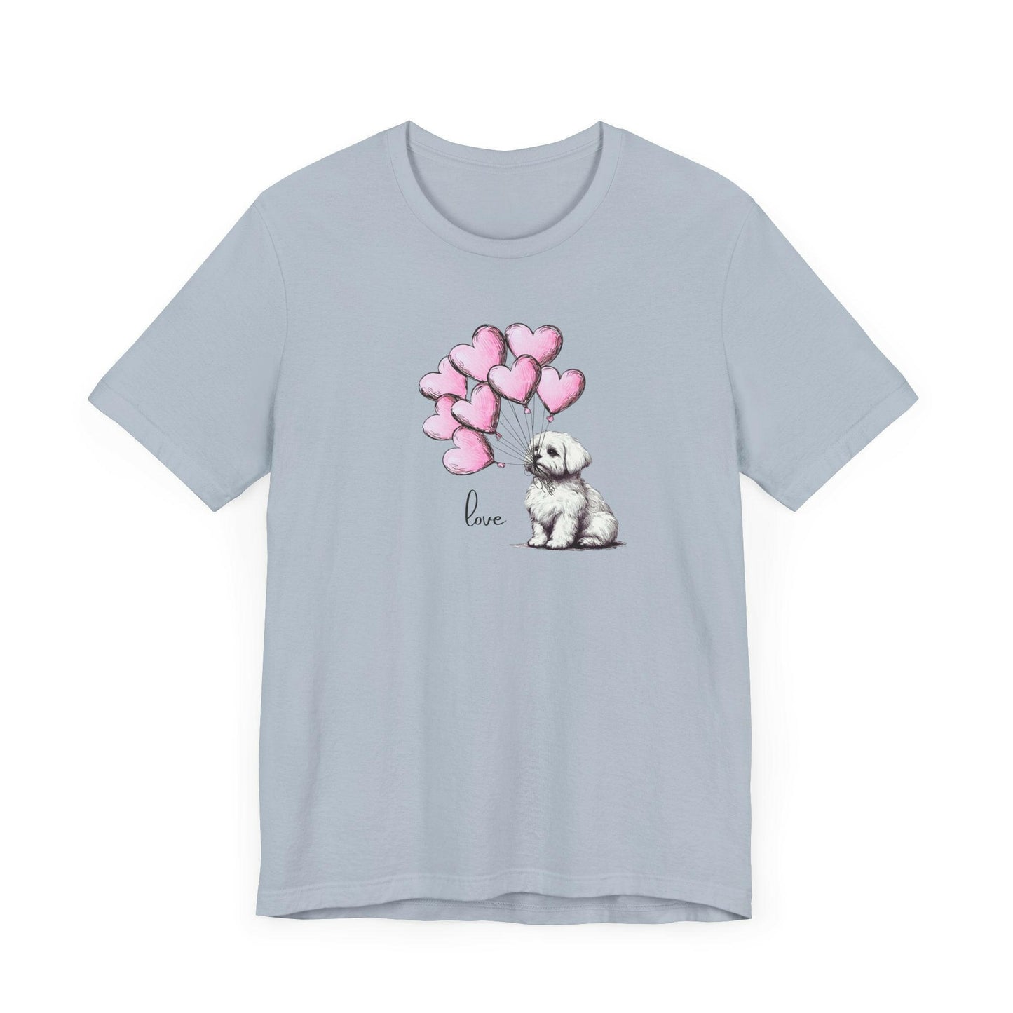 Maltese Dog Balloon Tee - Stompy Paws