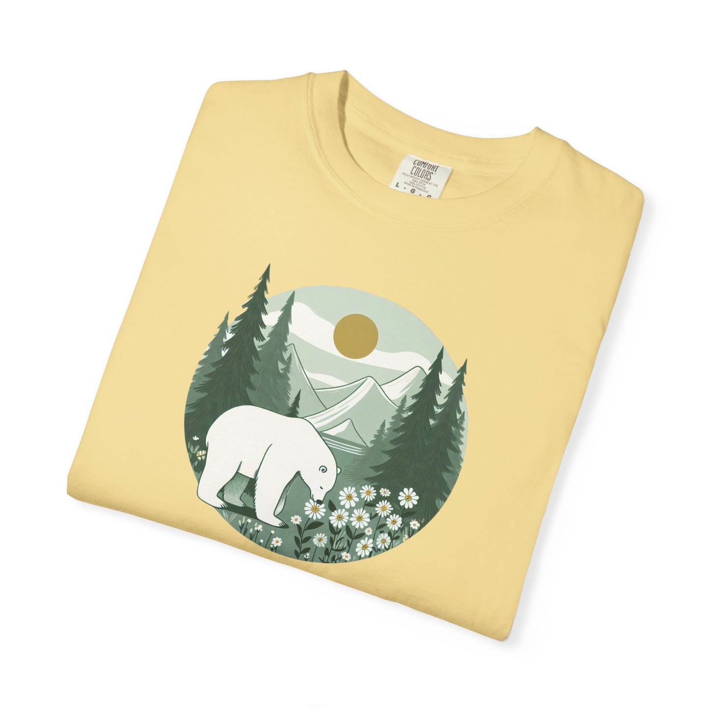 Polar Bear Mountain Meadow Comfort Colors Tee